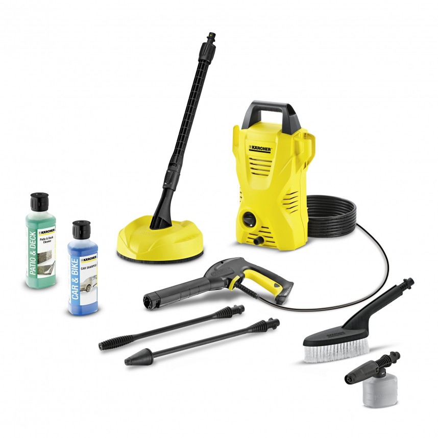 KARCHER K2 Car & Home Pressure Washer Compact Patio Cleaner Jet Lance